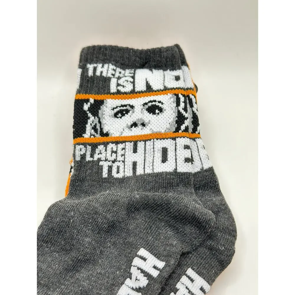 Halloween II There is No Place to Hide Crew Socks